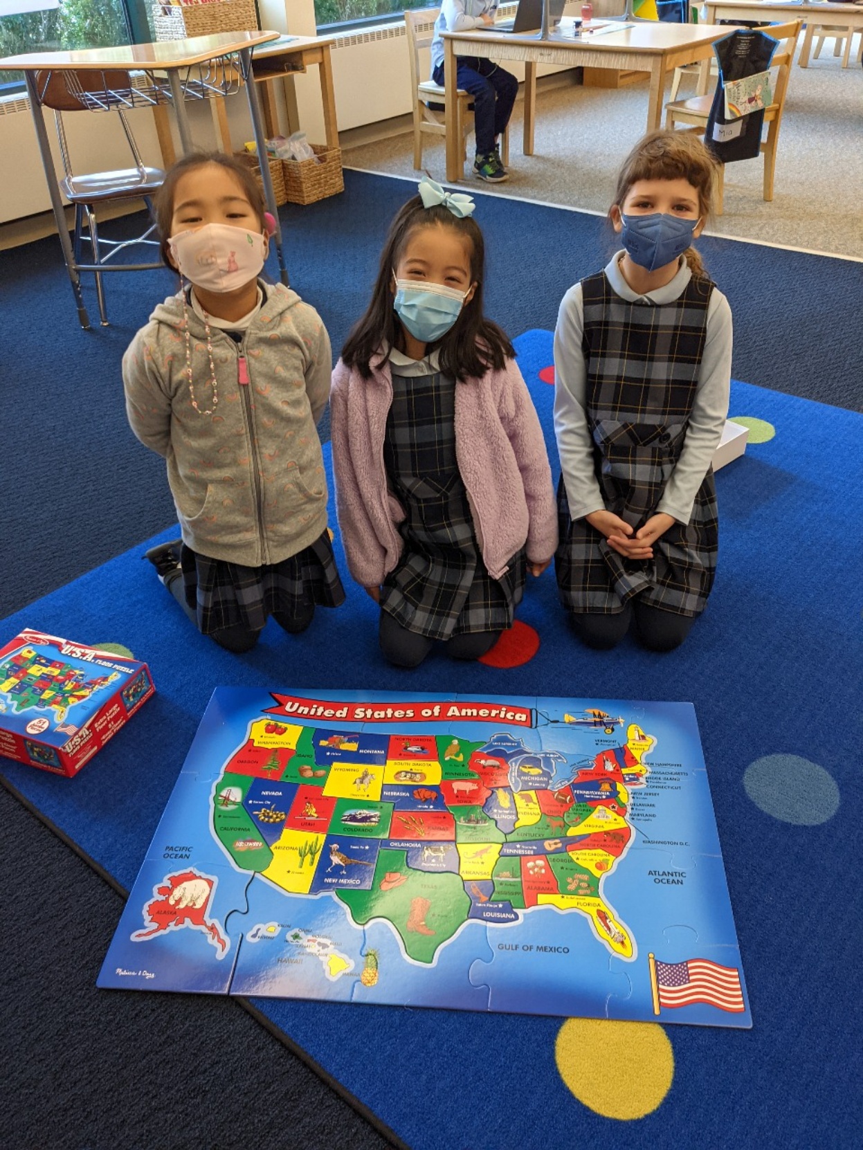 Jia, Clara, Olivia States map Jia, Clara, Olivia States map
