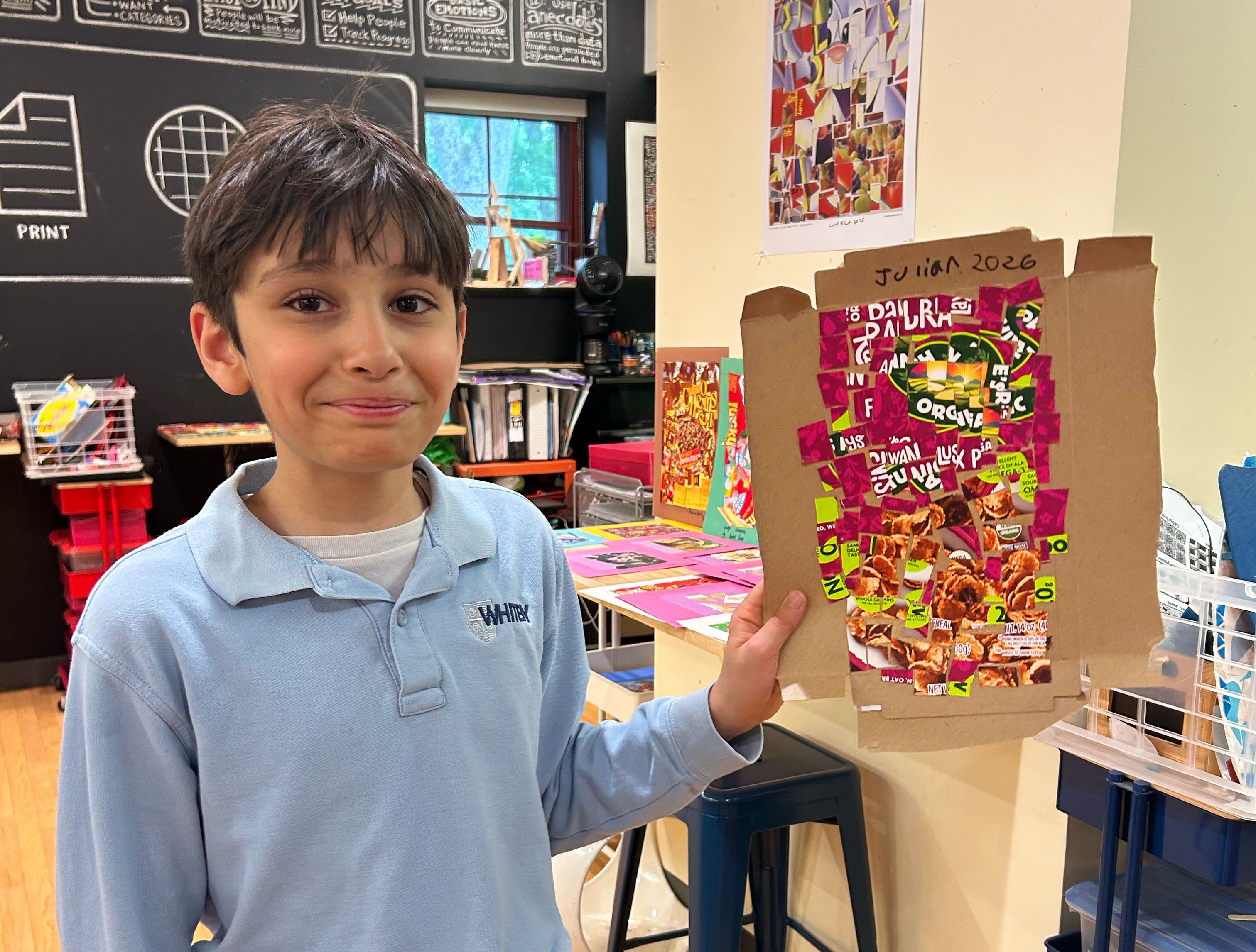 Pop Artist Michael Albert Brings “Cerealism” to Whitby School Design Students