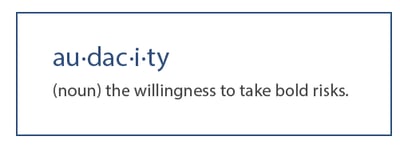 Definition of Audacity in article about How Children Learn From Failure