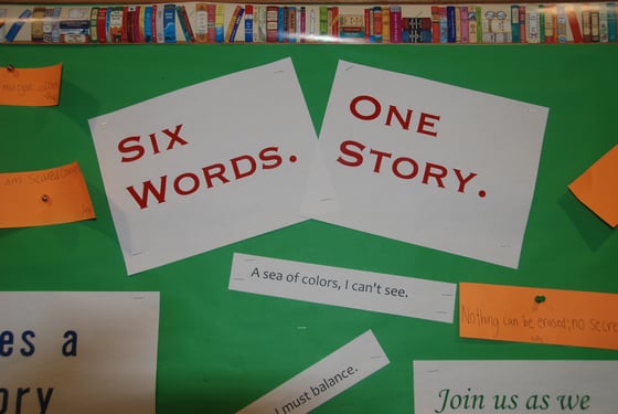 MS English: Six Words. One Story.