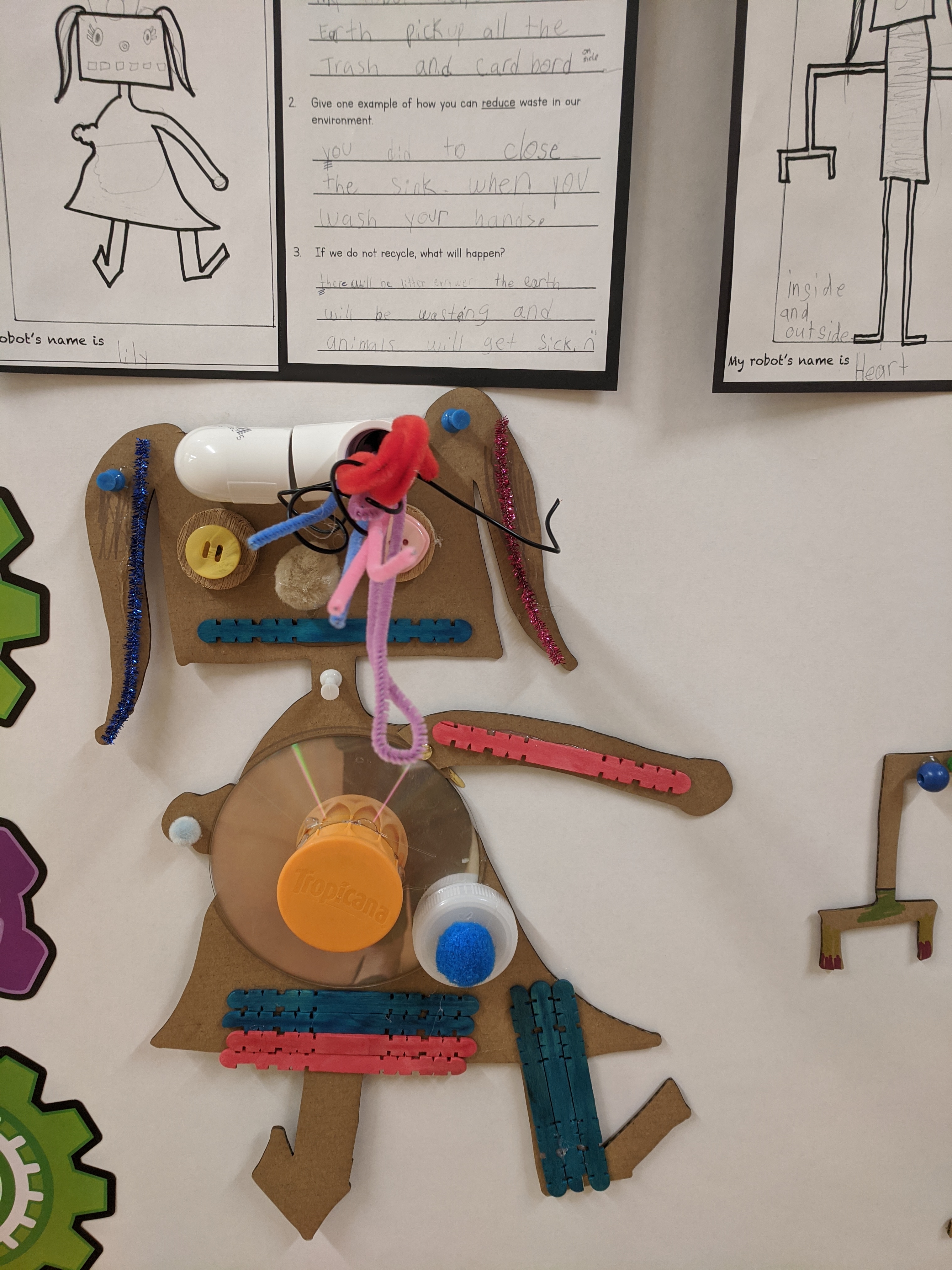 Robotic Creations: Reduce, Reuse, Recycle